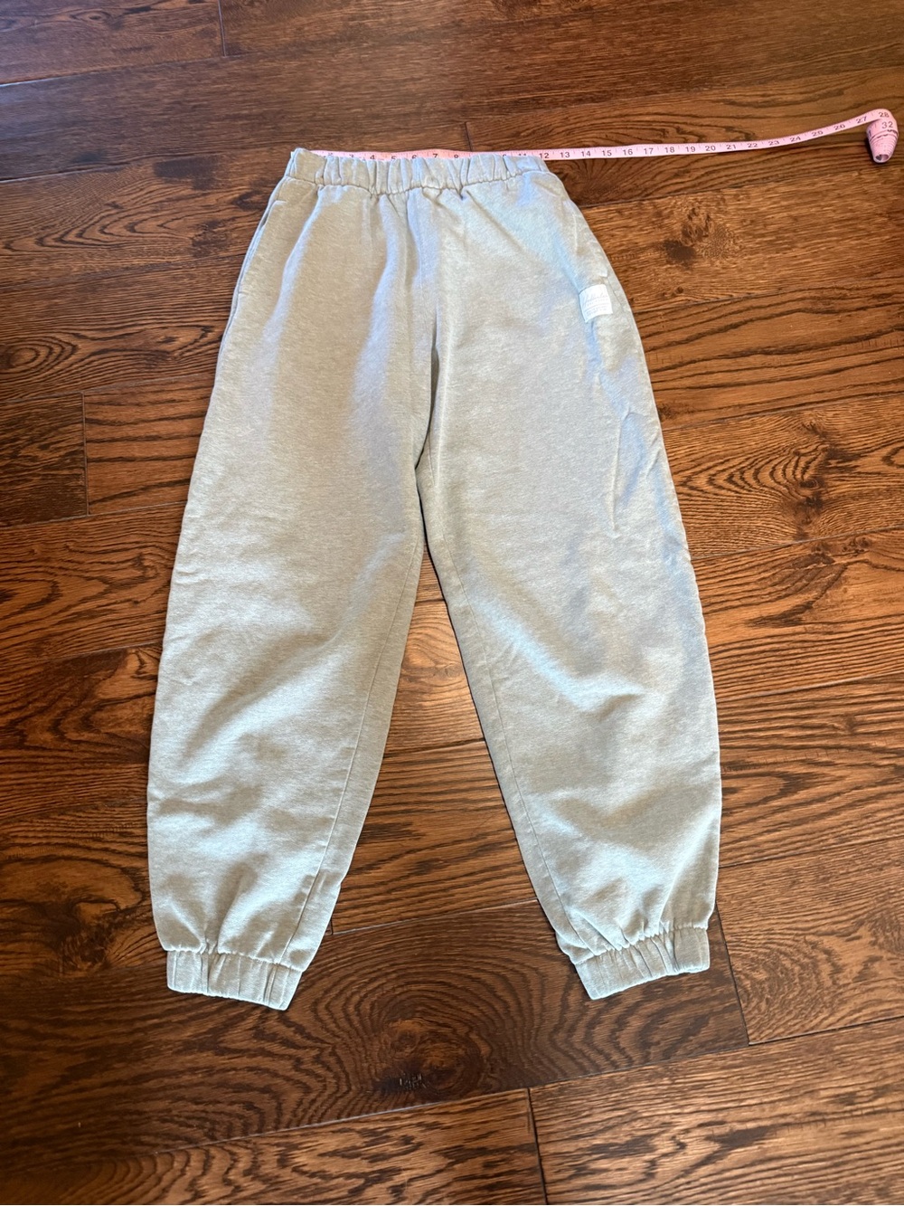 Hollister light Gray Elastic-Waist Jogger Sweatpants
